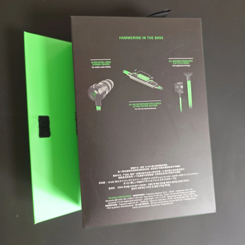 Audífonos Gamer Razer Hammerhead Pro V2 con Micrófono 3