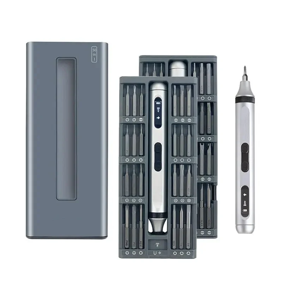 Destornillador Eléctrico de Precisión Recargable (Kit 17/50 en 1) 1