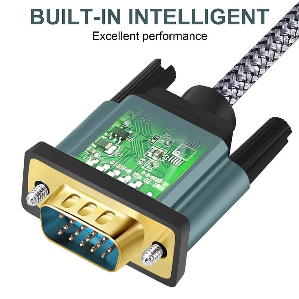 Cable HDMI a VGA Premium Reforzado (Alta Compatibilidad) 4