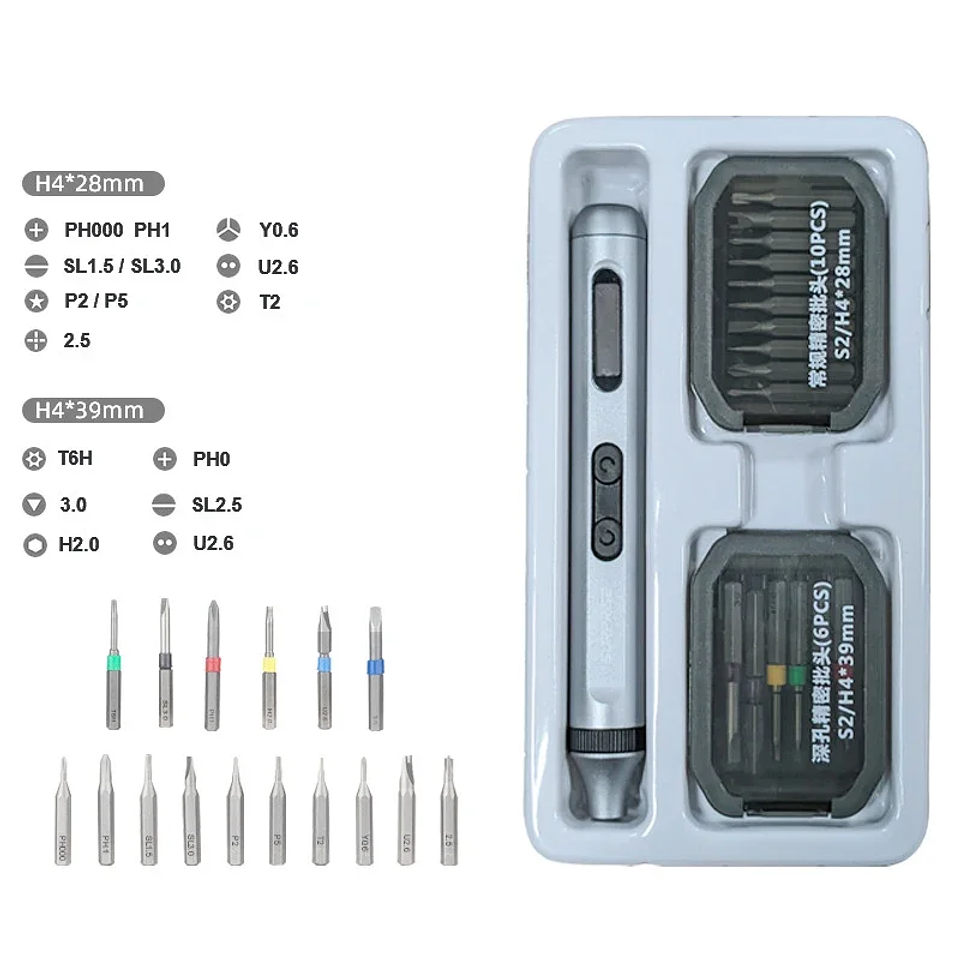 Destornillador Eléctrico de Precisión Recargable (Kit 17/50 en 1) 7