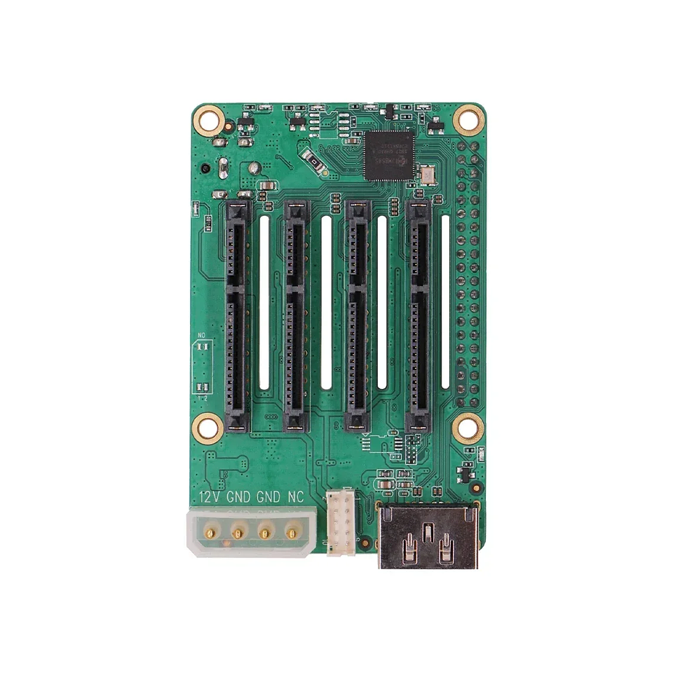 Módulo Penta SATA HAT para Raspberry Pi 5 (Hasta 5 Discos) 5
