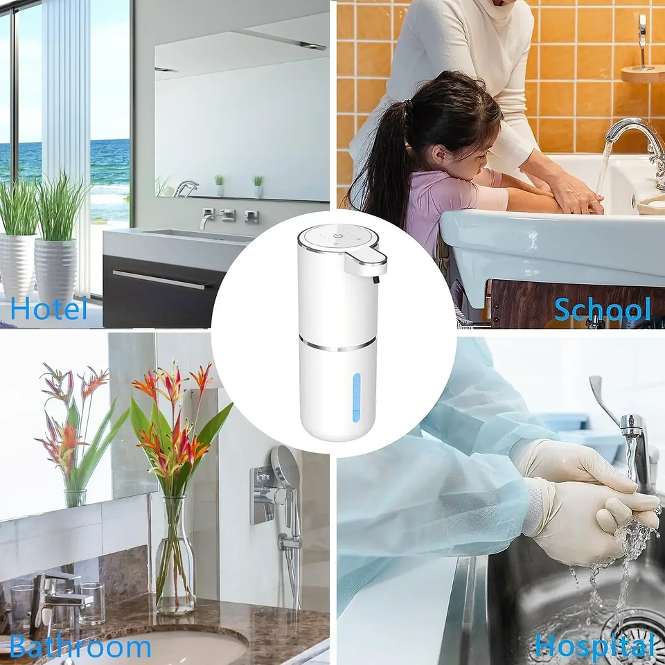 Dispensador Automático de Jabón con Sensor Infrarrojo USB | Sin Contacto para Baño y Cocina 5