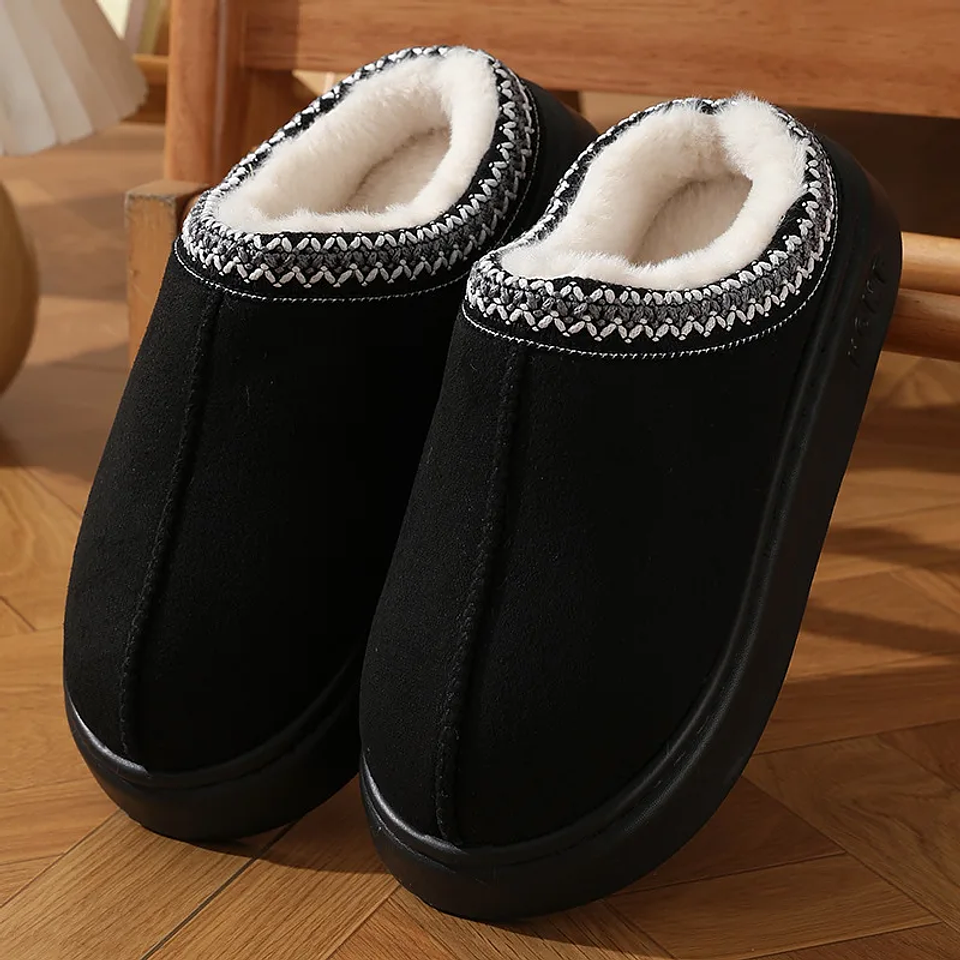 Pantuflas Mujer Invierno Plush Antideslizantes – Zapatillas de Casa Cálidas y Cómodas 5