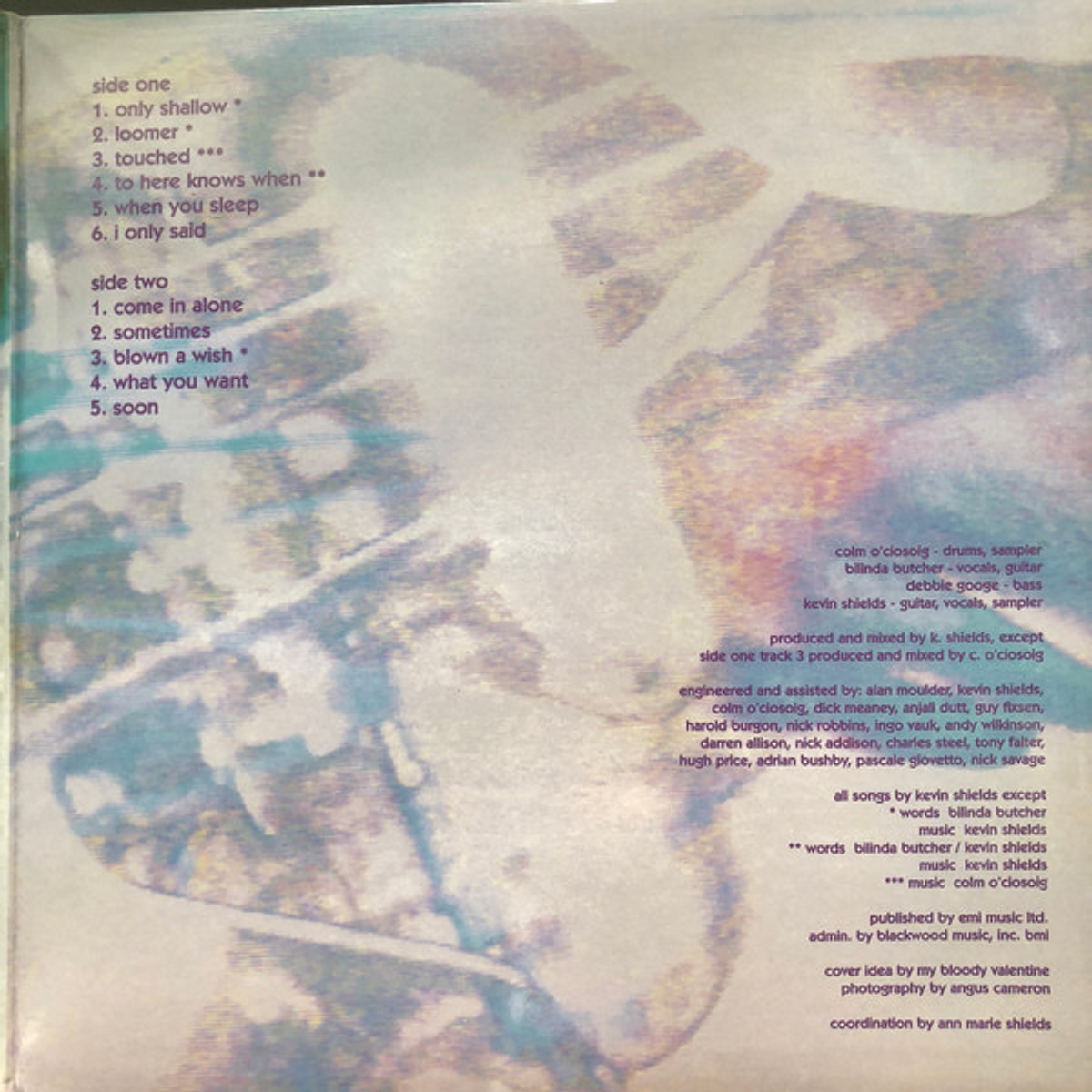 My Bloody Valentine ‎– Loveless 2xLP (PLAIN RECORDINGS, 2003