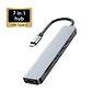 Hub Tipo C 7 en 1 Hdtv 4K USB 3.0 - 2.0 87w - Miniatura 1
