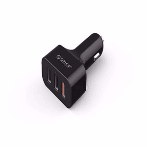 Cargador De Celular Para Auto Con 3 Puertos Usb