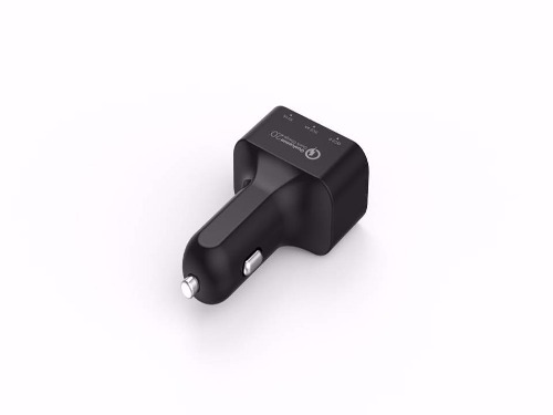 Cargador De Celular Para Auto Con 3 Puertos Usb 3