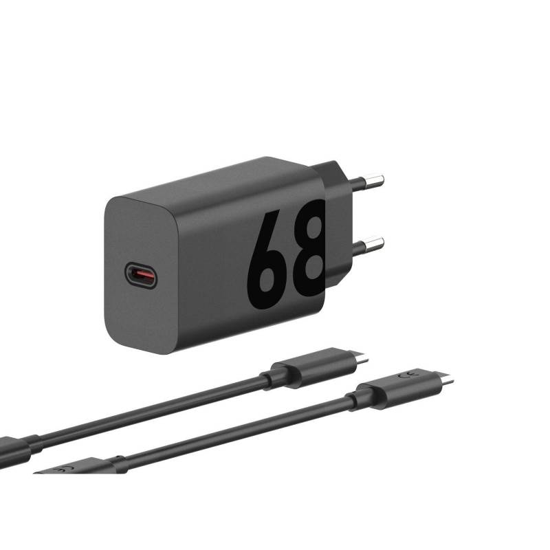 Cargador Original Turbo Power 68W Motorola + Cable C 1