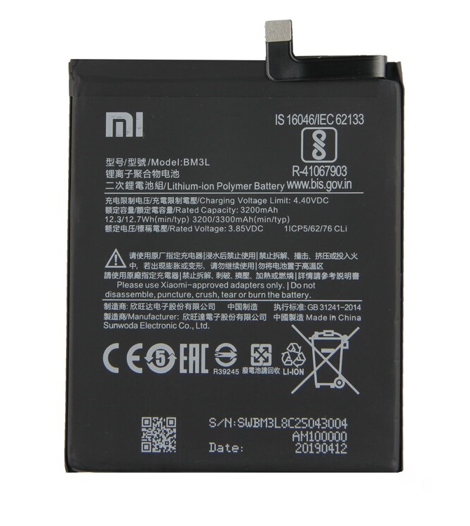 Bateria Original Xiaomi MI 9 Modelo BM3L 1