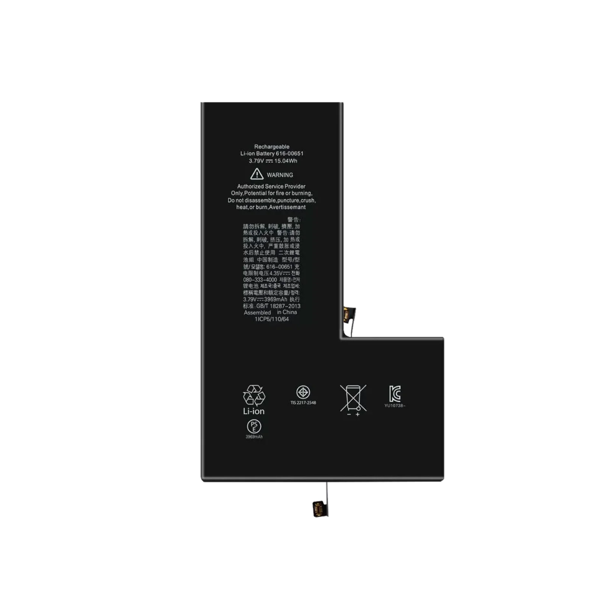 Bateria iPhone 11 Pro Max Capacidad 3969 Mah 2