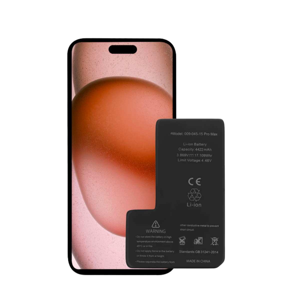 Bateria Para Iphone 15 Pro Max 4422 Mah Reemplazo 1