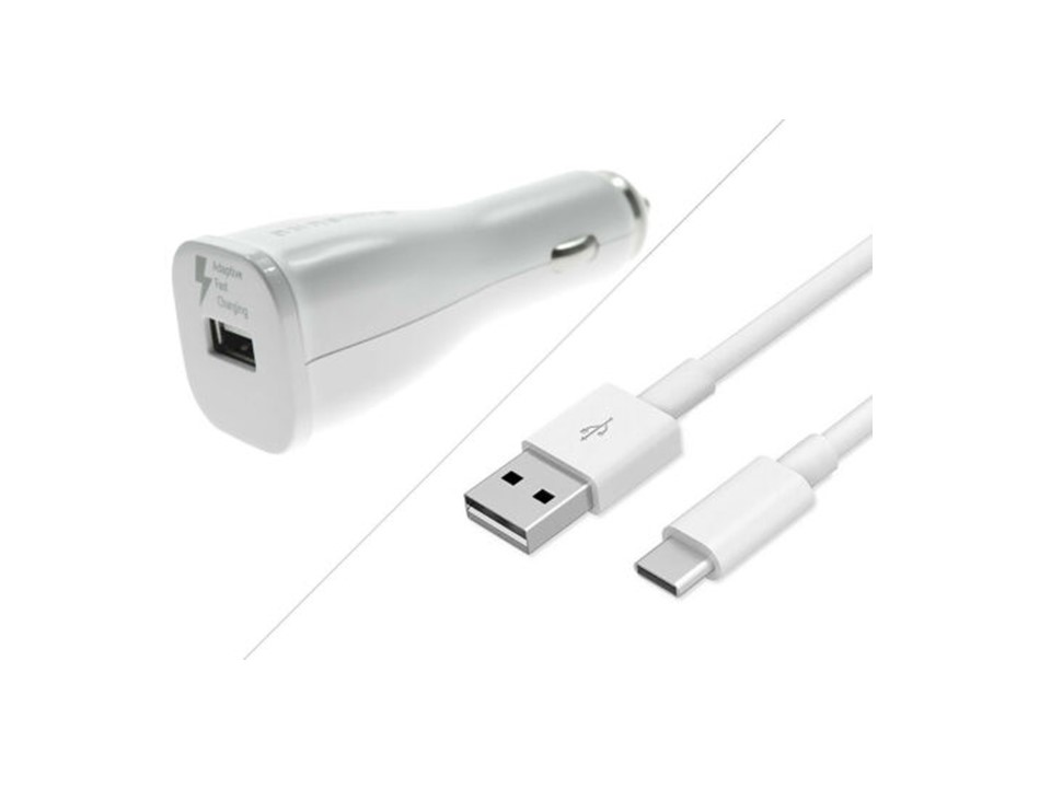 Cargador Original Auto Samsung Galaxy Carga Rápida + Cable C 4