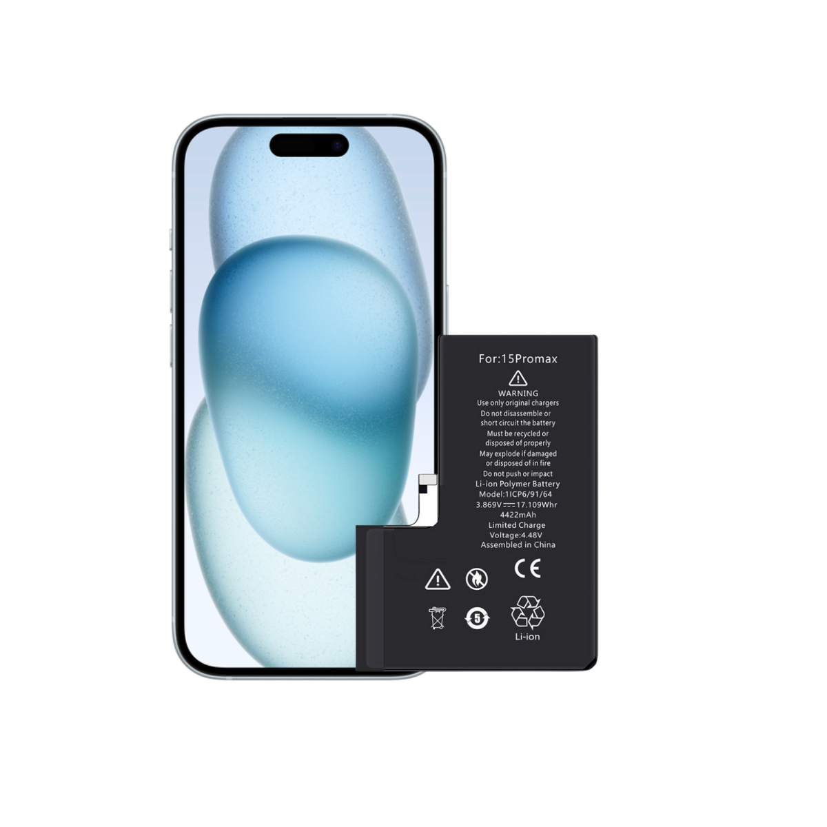 Bateria Original Apple Iphone 15 Pro Max 4422 Mah 5