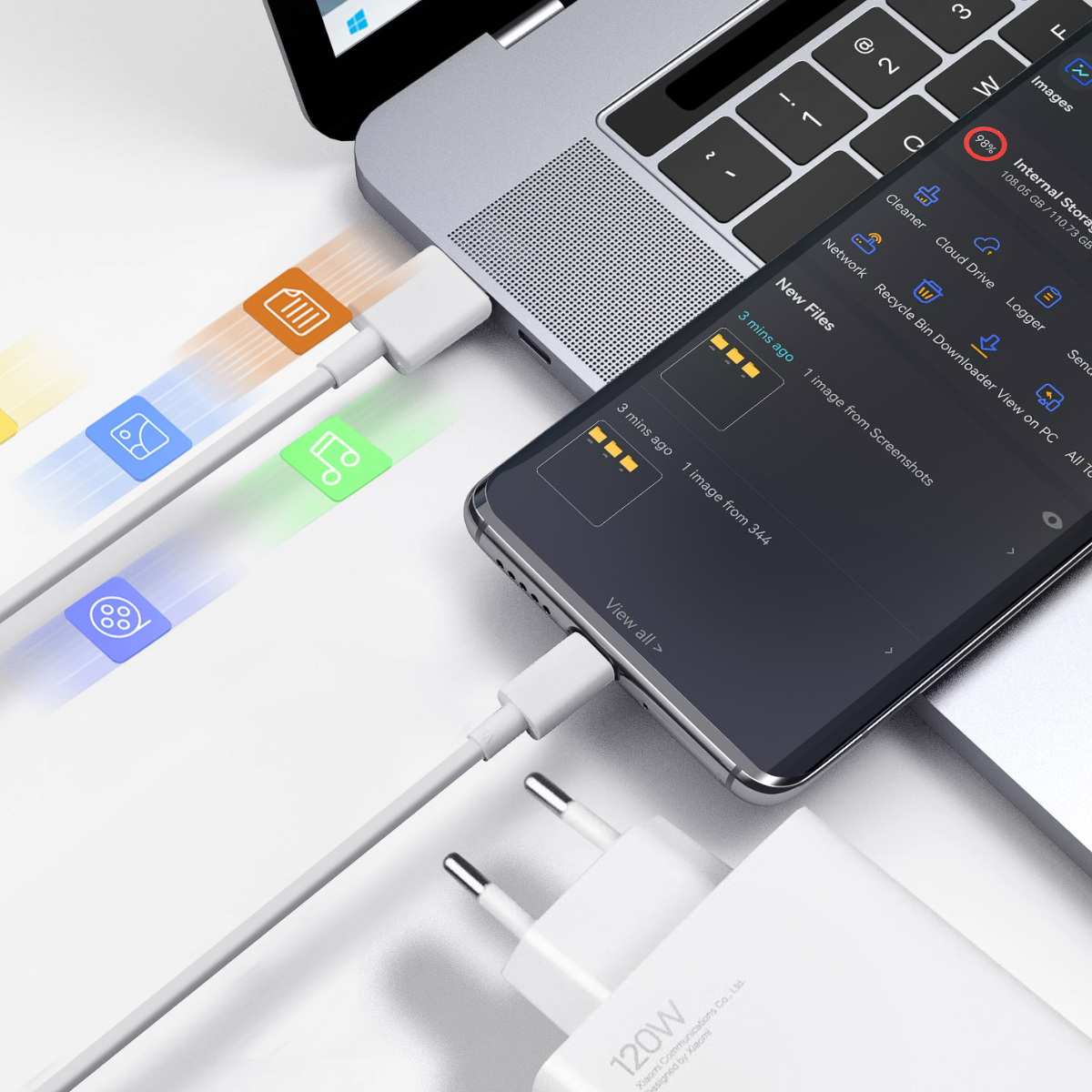 Cargador Original Xiaomi Mi Turbo Charge 120W + Cable Tipo C 11