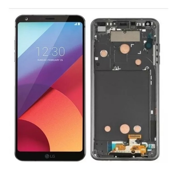 Pantalla Original Lg G6 Completa Lcd + Táctil Y Frame Negra 1