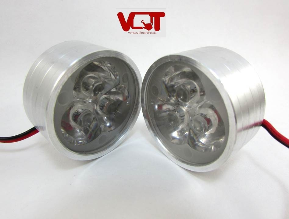 2 Luces Estroboscopica 3 Led Alta Potencia De Iluminacion 1