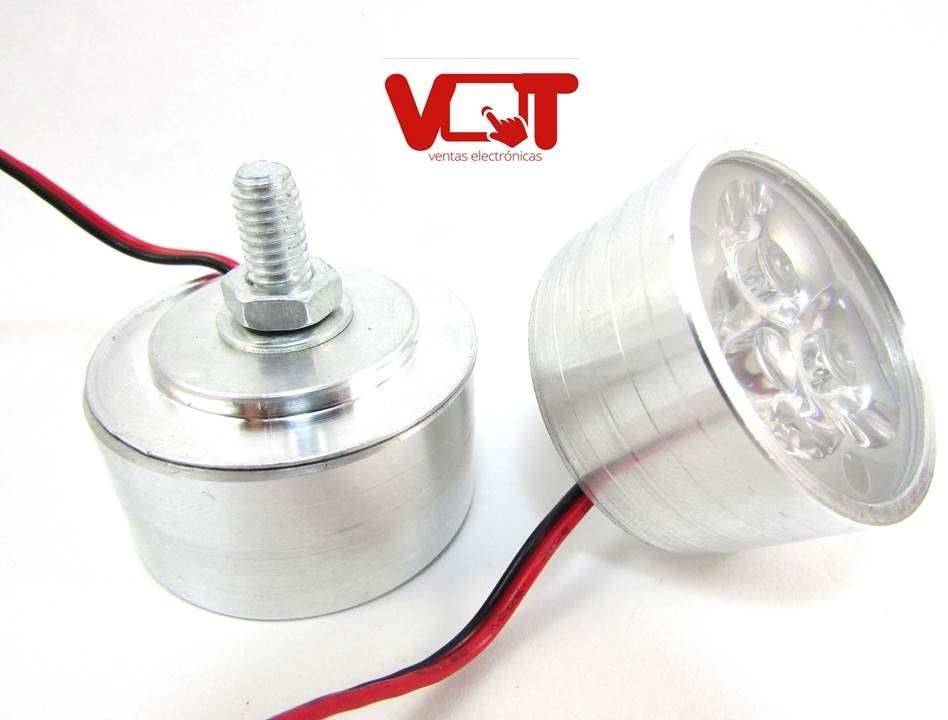 2 Luces Estroboscopica 3 Led Alta Potencia De Iluminacion 2