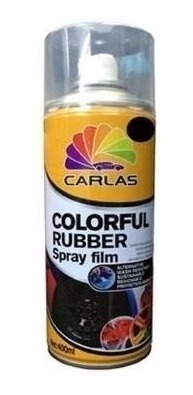 Pintura Plasti Dip En Spray Color Negro Removible 1
