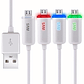Cable Micro Usb Con Logo Samsung Led Distintos Colores - Miniatura 1