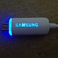Cable Micro Usb Con Logo Samsung Led Distintos Colores - Miniatura 2