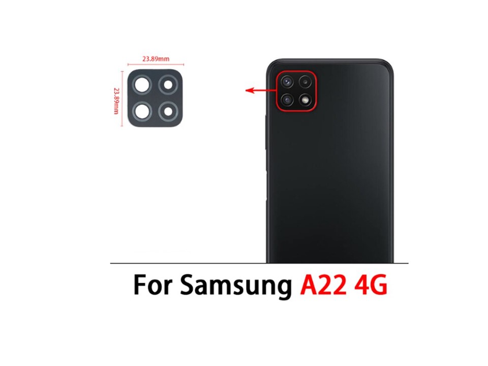 Mica Cámara Trasera Samsung Galaxy A22 4G 1