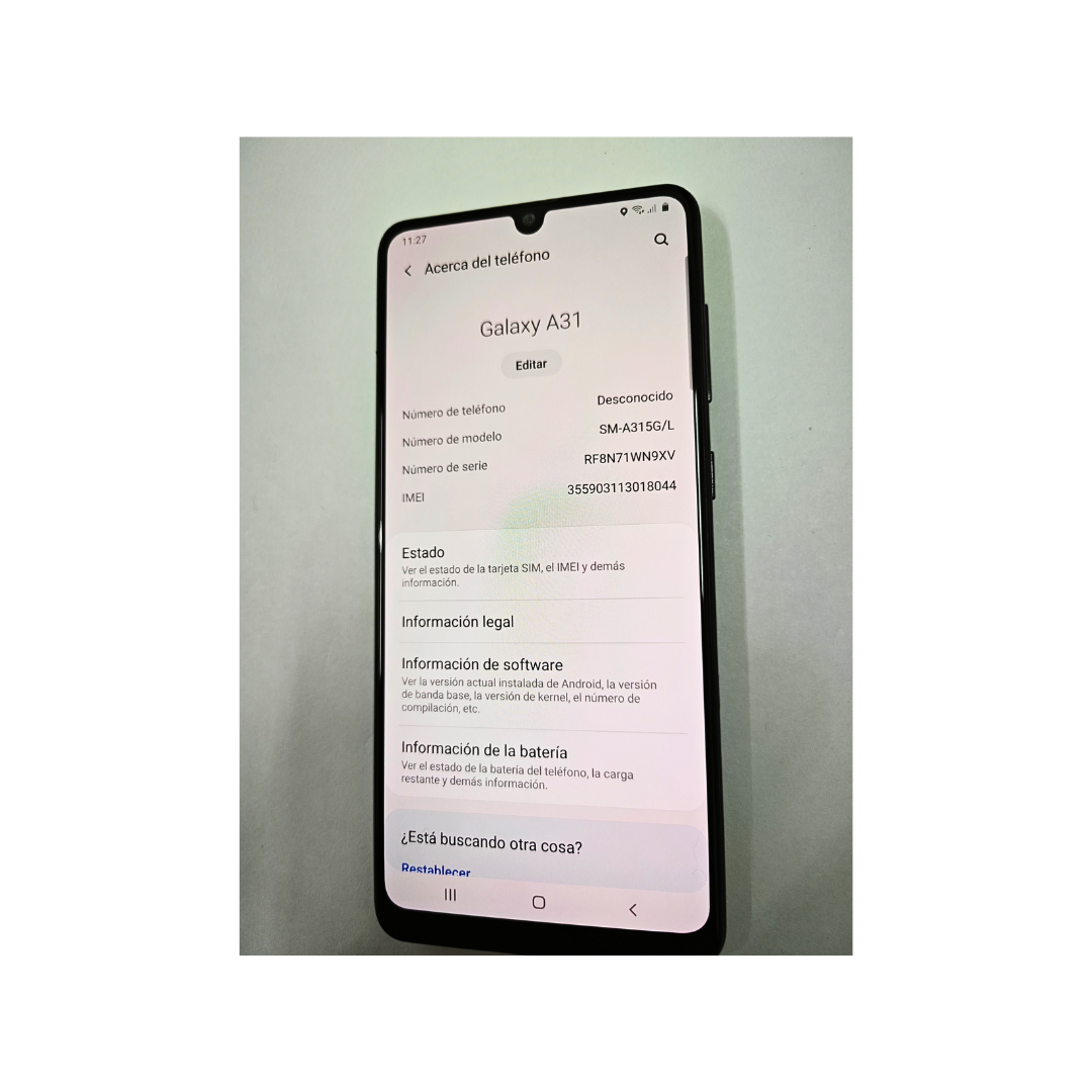 Celular Samsung Galaxy A31 Usado 2