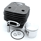 Husqvarna 61 Cilindro Completo Nikasin Pistón Anillos 52mm - Miniatura 1