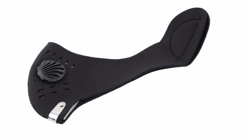 Mascara Anti Smog  Antipolucion Con Filtros Lavables Negra 2