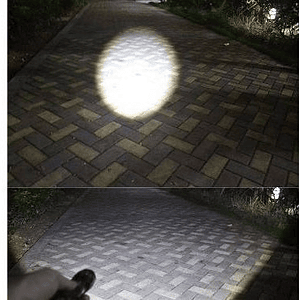 Linterna Tactica Impermeable De 1800 Lum + Pila 18650 Recarg