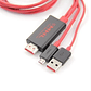 Adaptador De Micro Usb A Hdmi Cable 2mt Mhl Nuevos - Miniatura 4