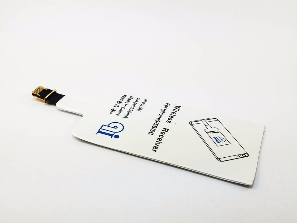 Receptor De Carga Inalambrica Qi Para iPhone 5 5c 5s 3