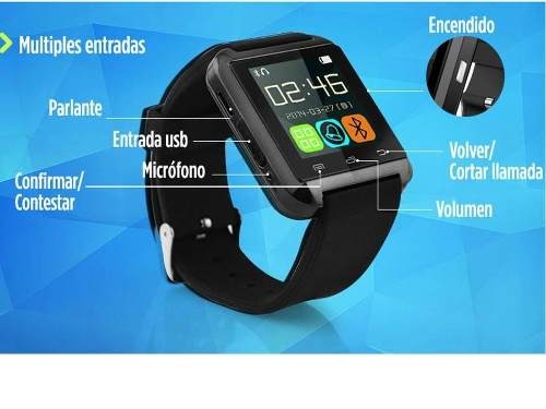 Reloj Inteligente Bluetooth Smart Watch U8, Ios/android. 5