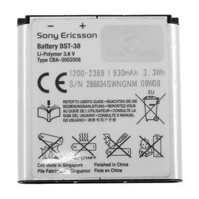 Bateria Sony Ericcson Bst-38 Sony X10 Mini Pro C902 2
