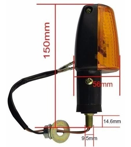 Foco Intermitente Para Euromot Hj-125cc Y Similares (par) 1