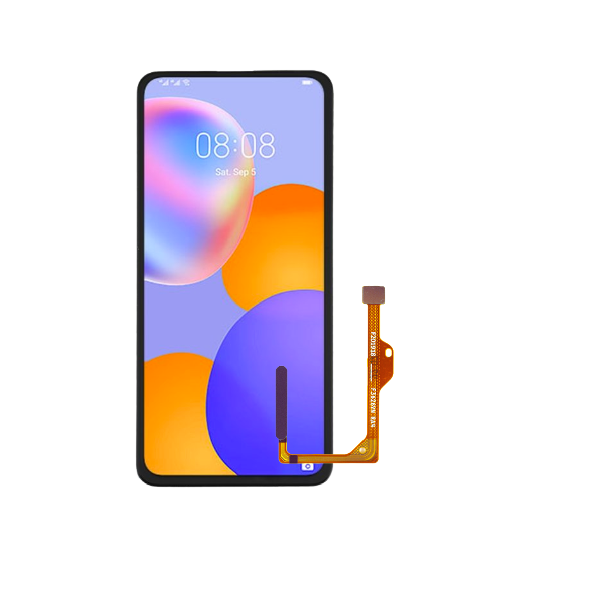 Flex Boton Home - Sensor Huella Huawei Y9A Repuesto 1