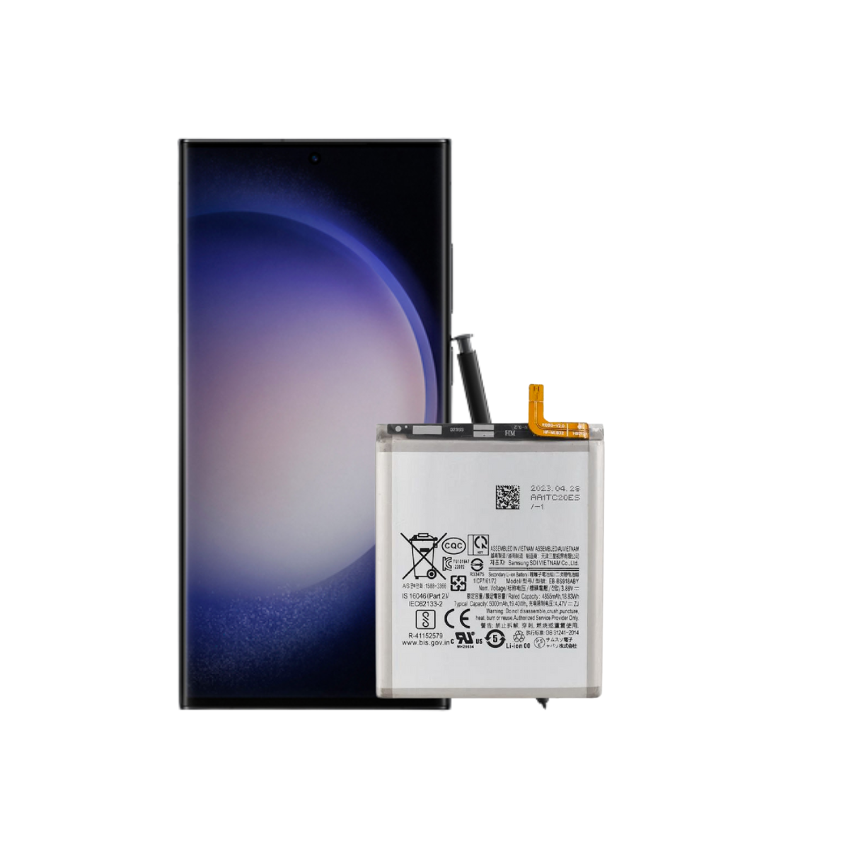Bateria Para Samsung Galaxy S23 Ultra 5000 Mah 1