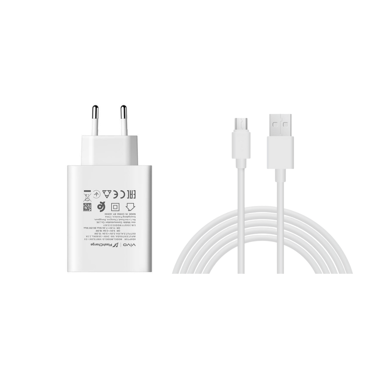 Cargador Original Vivo Flash Charge 90W + Cable tipo C 5