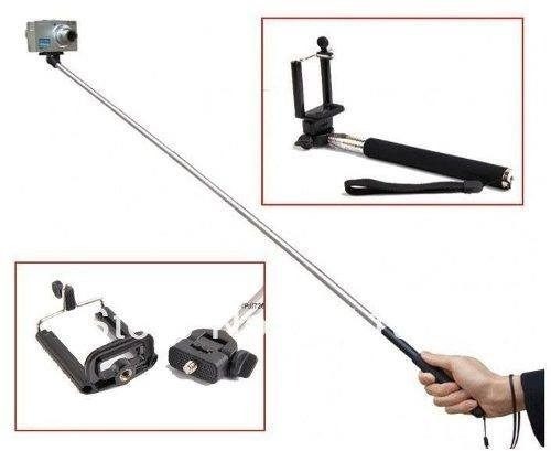 Baston Selfie Monopod Aluminio Con Control Bluetooh 106cm 3