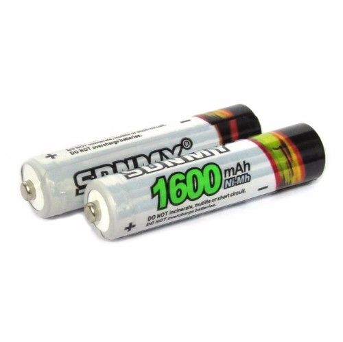 Set 2 Pilas Batería Recargable 1600 Mah Tipo Aaa I Triple A 2