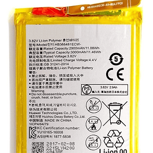Bateria Huawei P Smart I 2900 Mah I Ventas Electrónicas