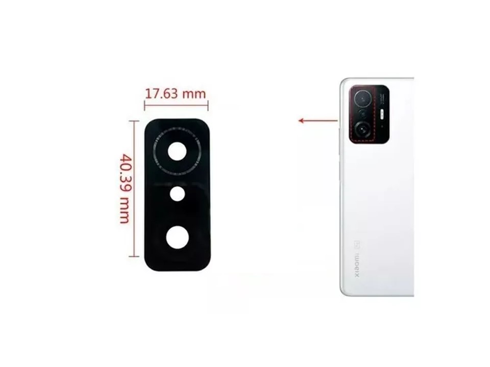 Mica Lente Cámara Trasera Xiaomi MI 11 - 11T Pro 2