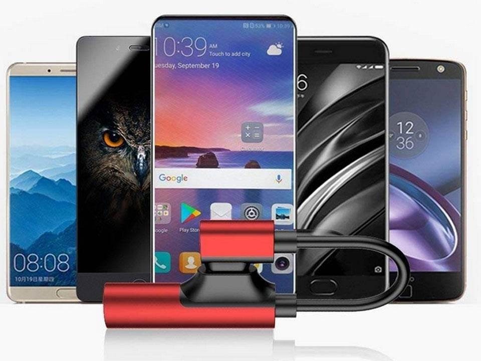 Adaptador Tipo C De Audio 2 En 1 A Jack 3.5 3