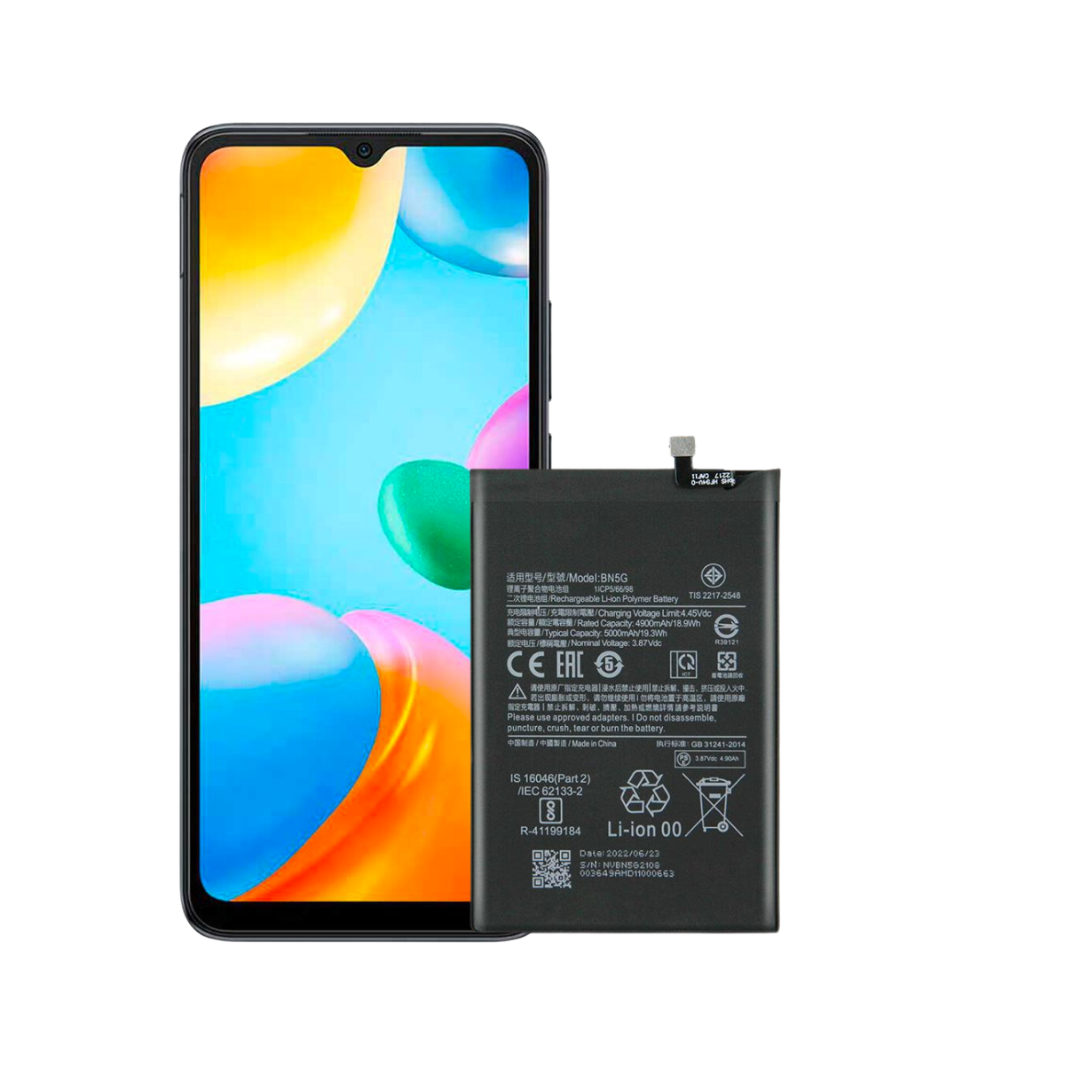 Bateria Xiaomi Redmi 10A Modelo BN5G 1