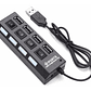 Hub Usb 2.0 Hi-speed De 4 Puertos Con Interruptor - Miniatura 2