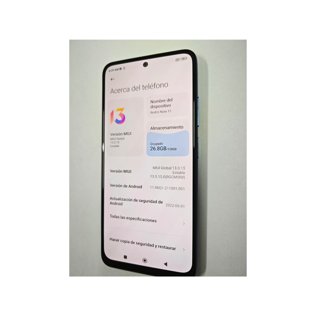 Celular Xiaomi Redmi Note 11 Usado Reacondicionado 3