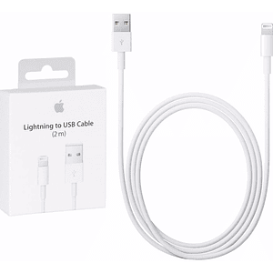 Cable iPhone 5 - 6 - 7 - 8 - X Lightning 2 Metros Sellados
