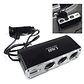 Adaptador Triple Socket Auto I 12 Volt I 3 Salidas Usb - Miniatura 3