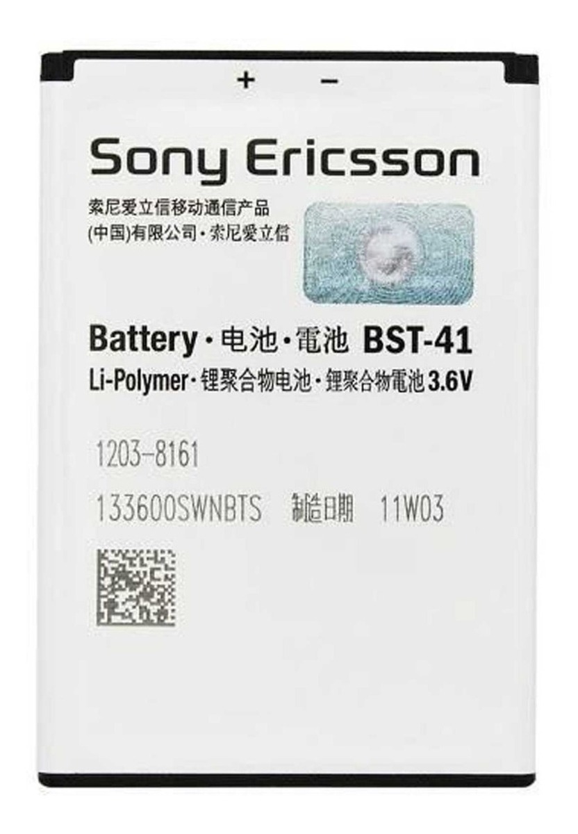 Batería Sony Ericsson Xperia X10 Bst-41 Ventas Electronicas 1