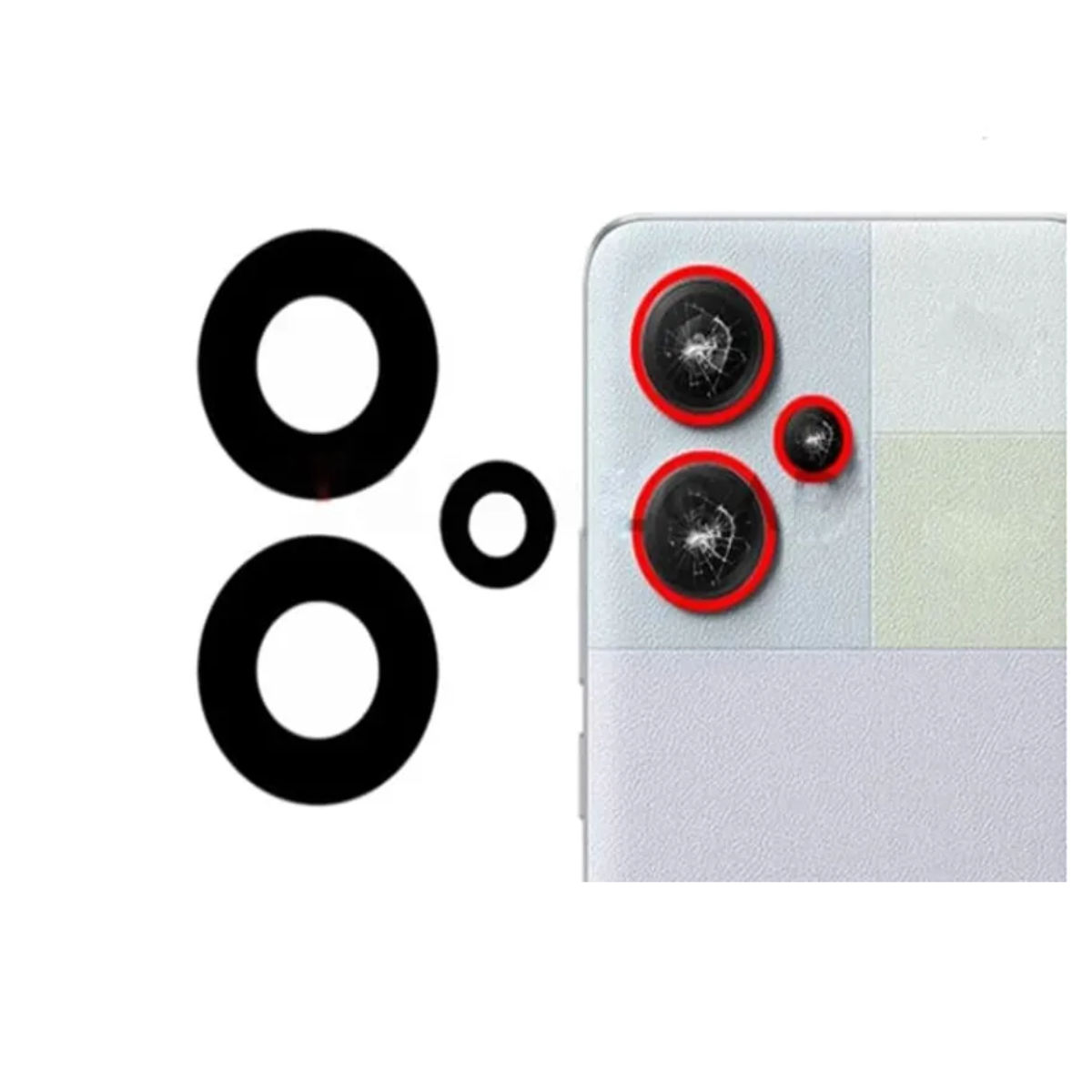 Lente Cámara Trasera Para Xiaomi Redmi Note 13 Pro Plus 2