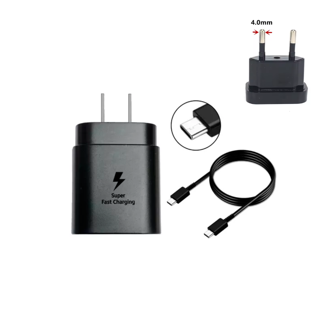 Cargador Original Super Carga Rápida 25W Samsung Galaxy S25 Edge 4